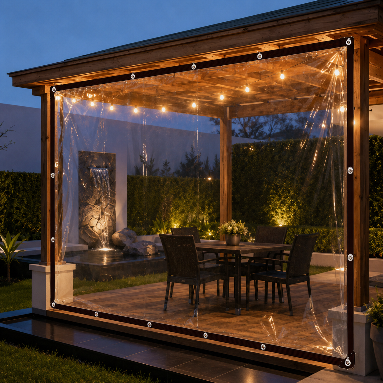 Patio Shield - Clear Outdoor Waterproof Protection 6.5' × 13'