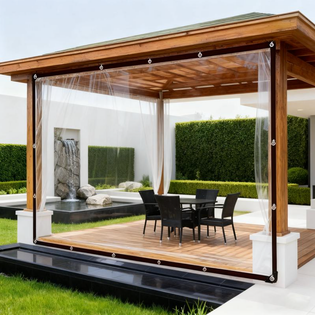 Patio Shield - Clear Outdoor Waterproof Protection 6.5' × 13'