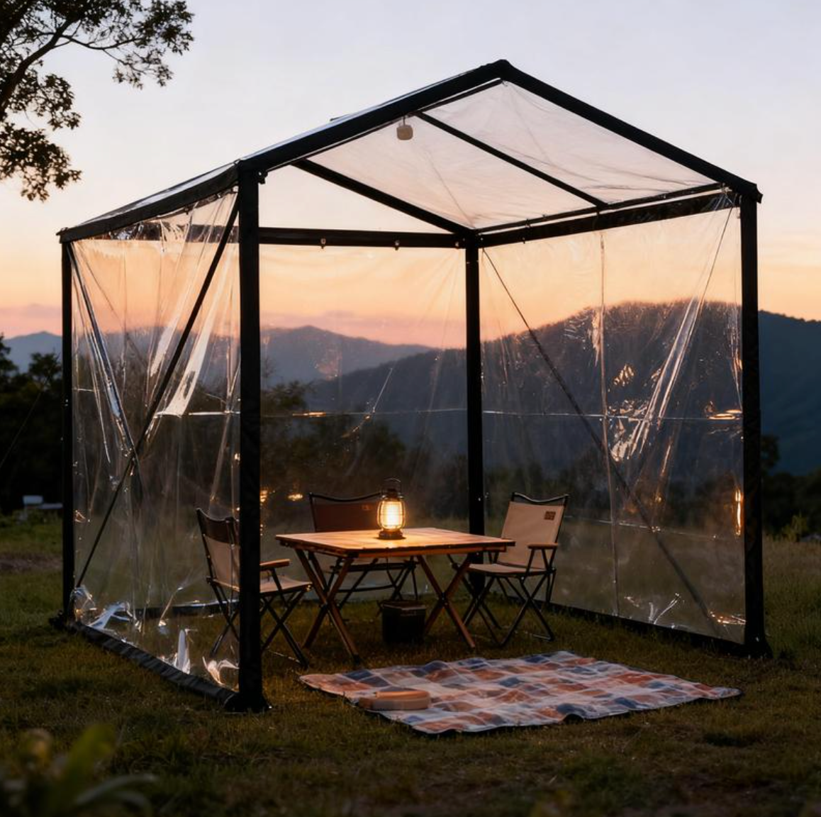 Patio Shield - Clear Outdoor Waterproof Protection 6.5' × 13'